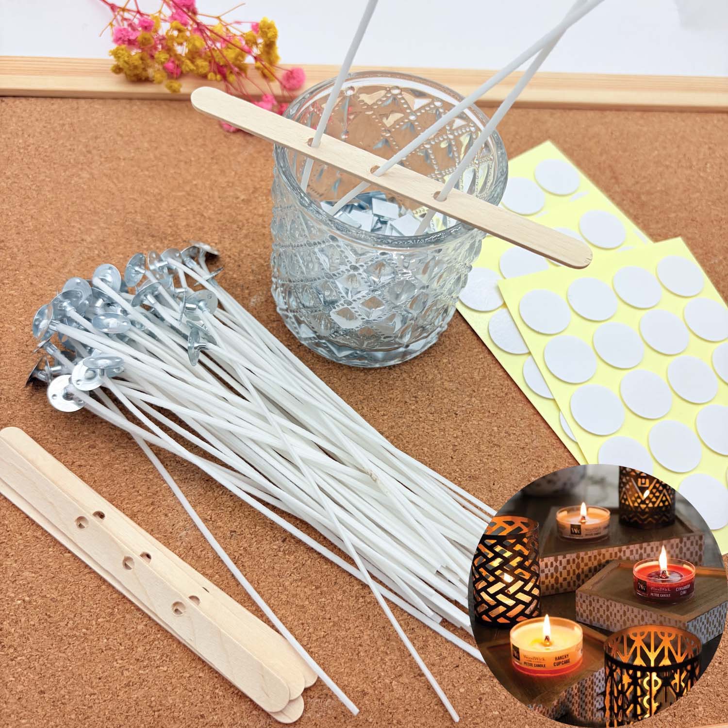 Candle Supplies Kit - 1 SET Kit Fai da Te