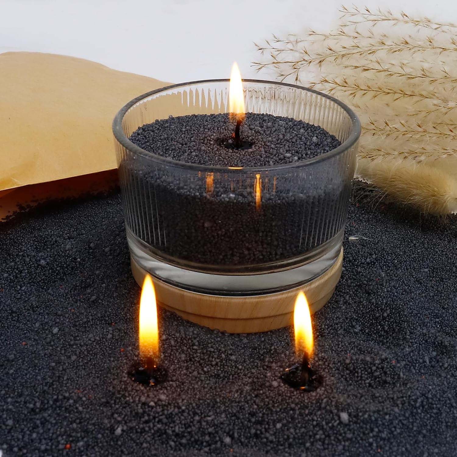 Candle Supplies Wholesale - Sabbia Nera per Candele con Stoppino,