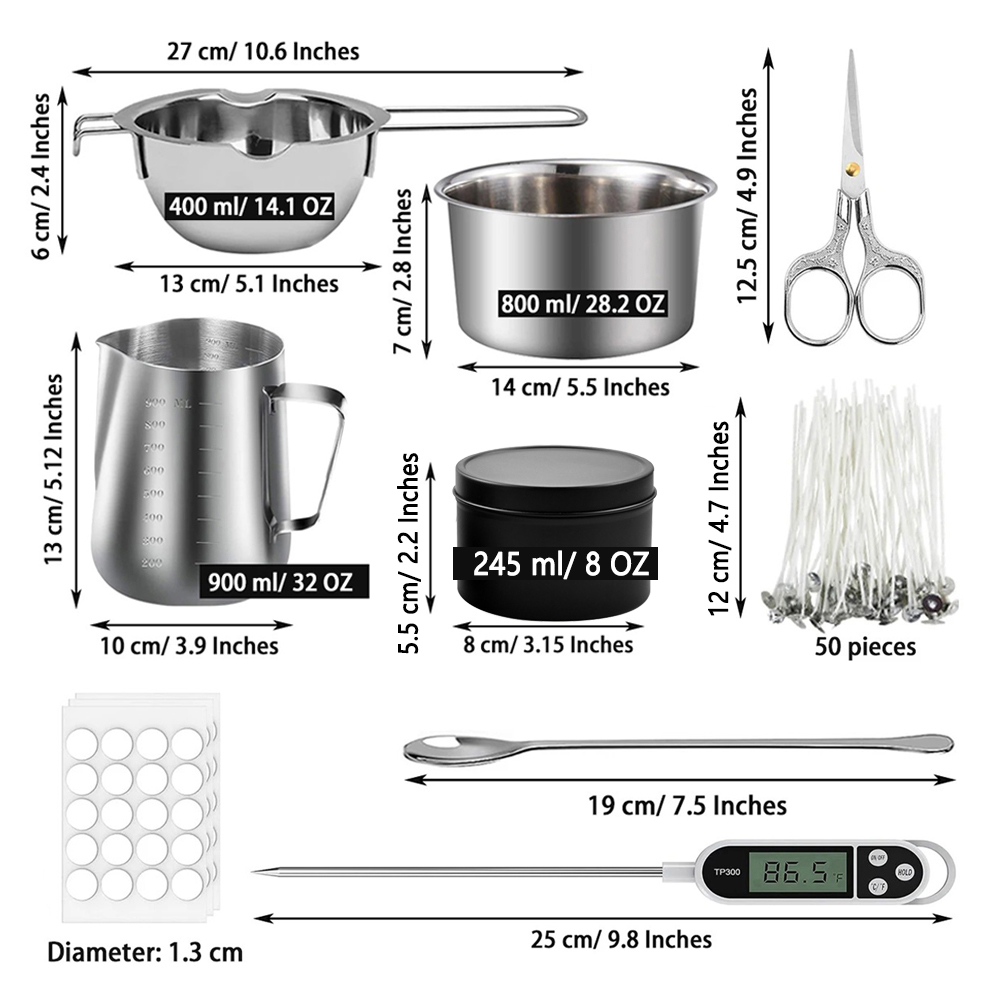 Glintmos Kit per realizzare ca - Candle Supplies Kit recensione e prezzo