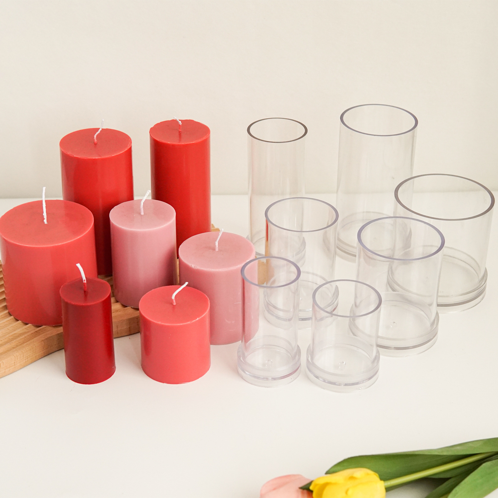 Vari stampi per candele cilind - Candle Supplies Kit recensione e prezzo