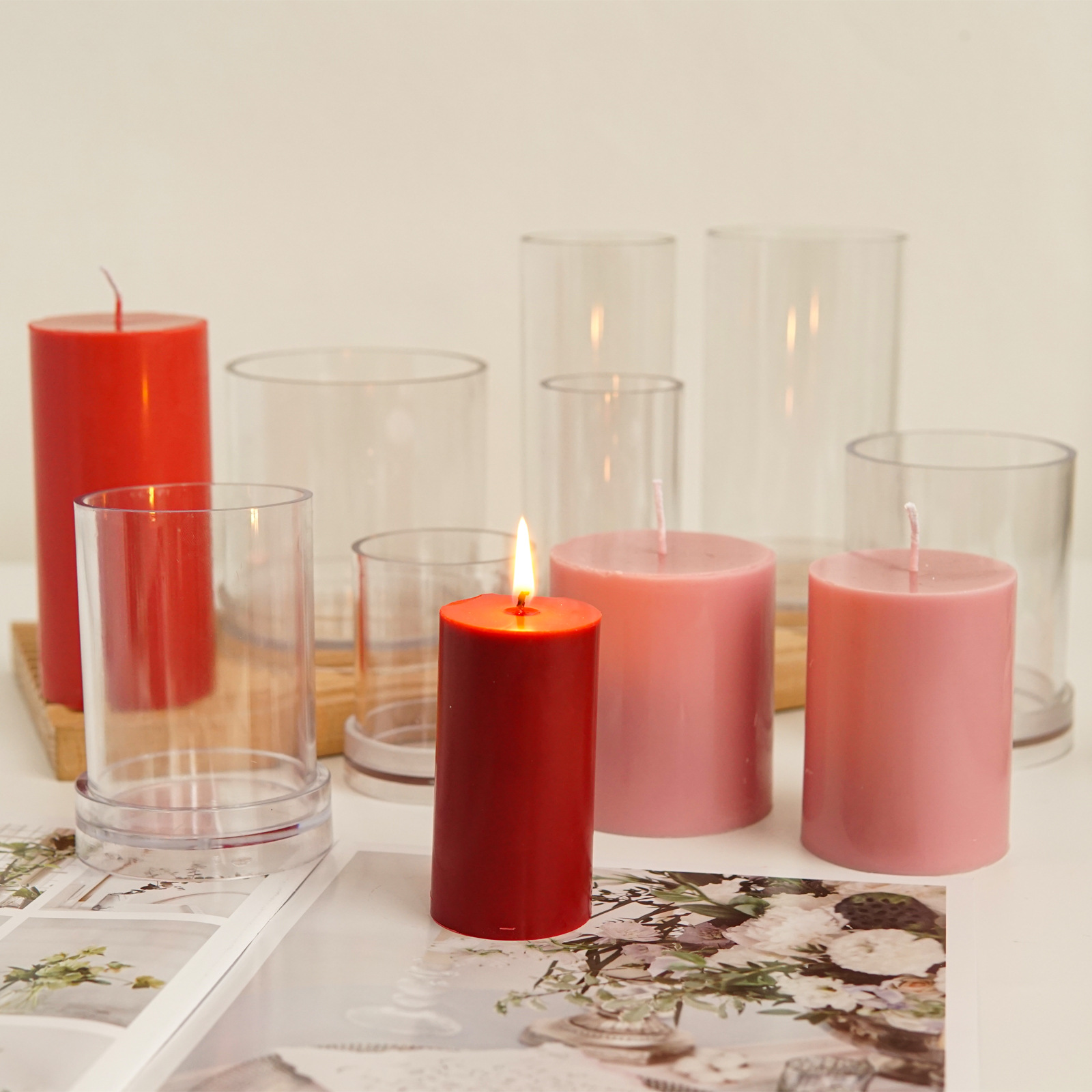 Vari stampi per candele cilind - Candle Supplies Kit recensione e prezzo